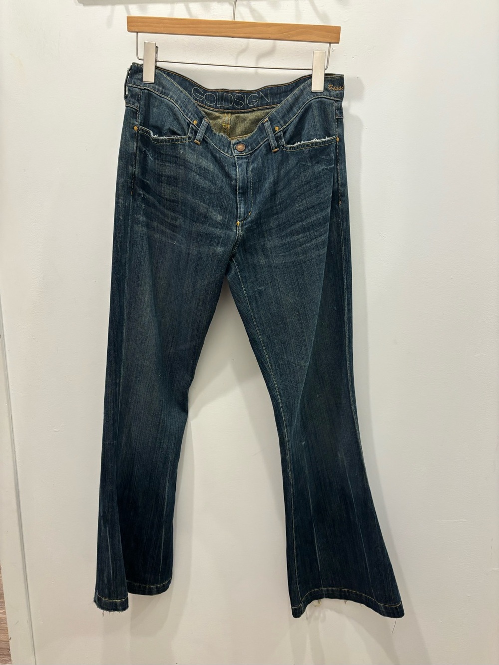 Goldsign Dark Blue Bootcut Jeans